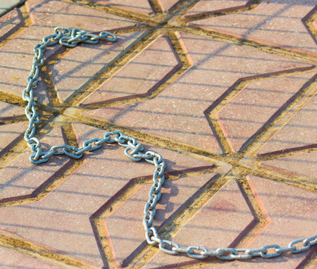 iron chainの写真素材