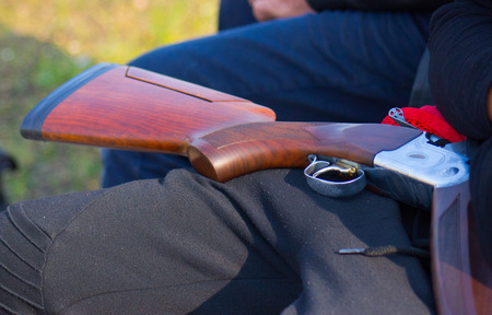 double-barrel rifleのeditorial素材