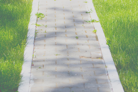 The pavement path
