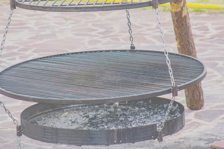 Large iron brazier