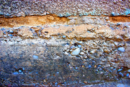 abstraction of a putty wall