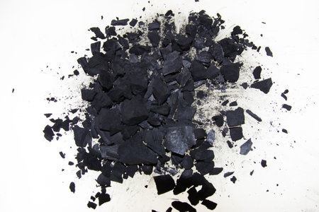 coal isolated on white background