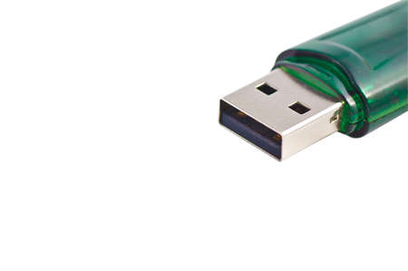 Closeup of green  mass storage unitの写真素材