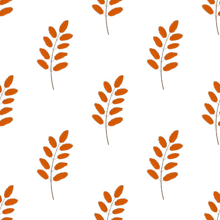 Vector Autumn Leaves for Seamless Pattern Design.のイラスト素材
