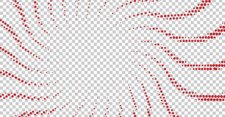 Comic book explosion effect on transparent background. High speed mockup with black pop art rays. Vintage anime book speed lines frame.のイラスト素材