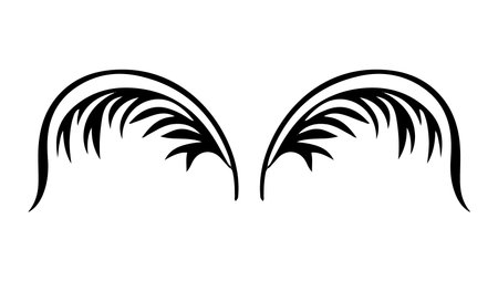 Vector Hand Drawn Calligraphic Divider. Flourishes Set. Decorative Design Elements.のイラスト素材