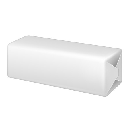 Long White Wrap Package Bundle Boxのイラスト素材