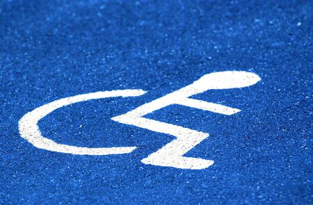 Handicap Parking Placeの写真素材