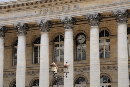 France, stock exchange of Parisの写真素材