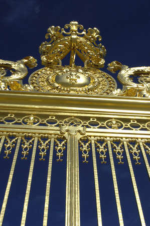 France, gate of Versailles palaceの写真素材