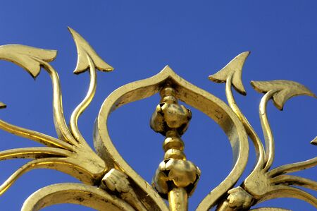 France, gate of Versailles palaceの写真素材