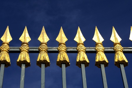 France, gate of Versailles palaceの写真素材