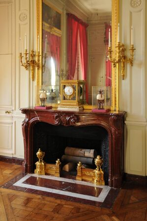 Versailles, a lounge in the Petit Trianonのeditorial素材