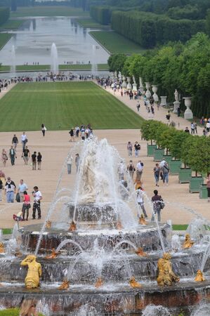 the parc of Versailles palaceのeditorial素材