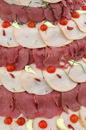 cooked pork meatの写真素材