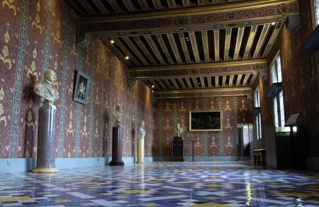 interior of the castle of Bloisのeditorial素材