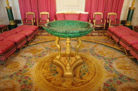 Versailles, a lounge in Le Grand Trianonのeditorial素材