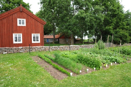 Sweden, traditional agricultural village museum of Himmelsbergaのeditorial素材