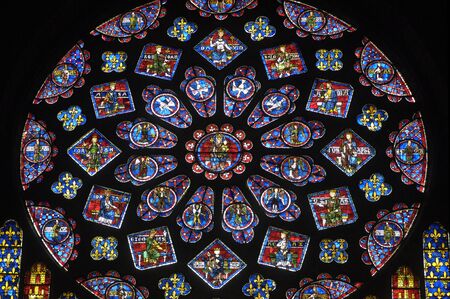 rose window of Chartres cathedral