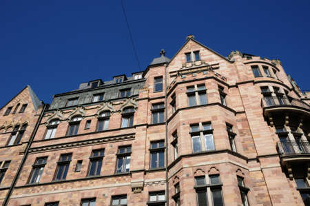 Sweden, old luxurious building in the center of Stockholm のeditorial素材