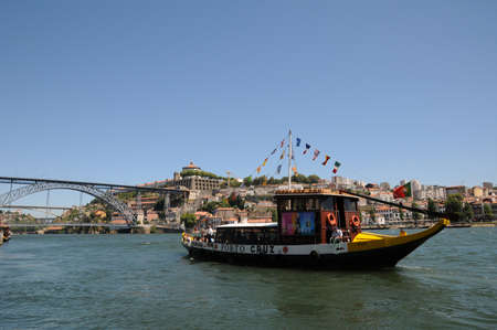 Portugal, view of Porto from Douro river