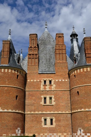 France, the gothic castle of Martainville Epreville