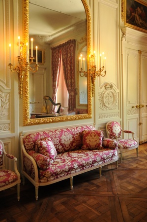 Versailles, a chandelier in Le Petit Trianonのeditorial素材