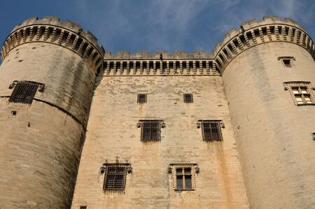France, medieval castel of Tarascon in Provenceのeditorial素材