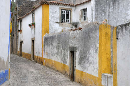 the small village of Obidos in Portugal