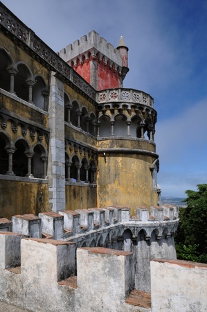 Portugal, the Pena National Palace in Sintra,のeditorial素材