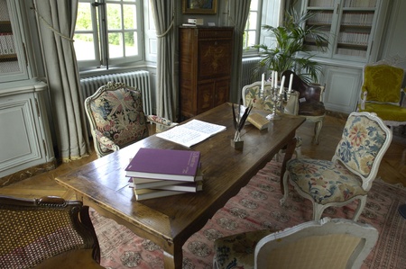 Val d Oise, the castle of  villarceauxのeditorial素材