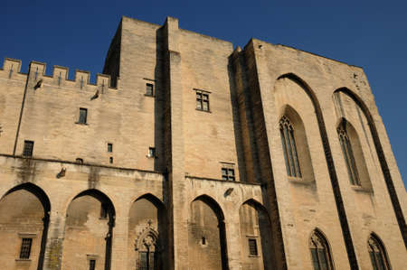 France, Le Palais Des Papes in Avignonのeditorial素材