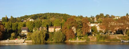 France, the city of Triel sur Seineのeditorial素材