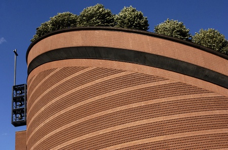 France, the modern cathedral of Evry in Esssonneのeditorial素材