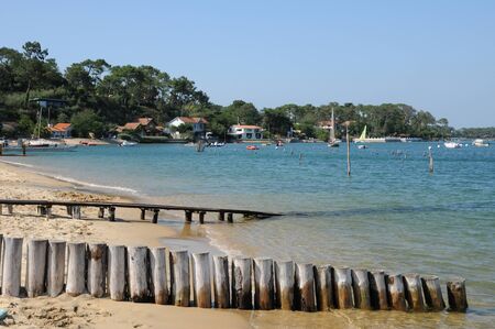 France, boat on the coast of l Herbeのeditorial素材