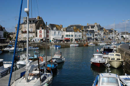 France, the fishing port of Le Croisicのeditorial素材