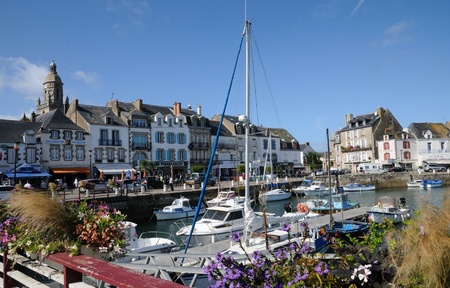 France, the fishing port of Le Croisicのeditorial素材