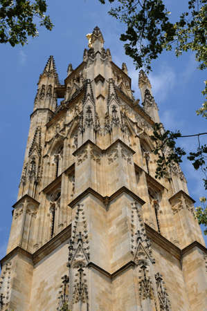 France, the cathedral of Bordeauxの写真素材