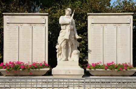 France, war memorial of Les Mureauxのeditorial素材