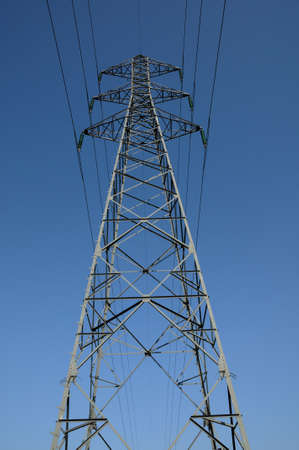 an electric line in France