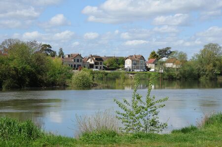 France, the village of Moisson in Yvelinesのeditorial素材