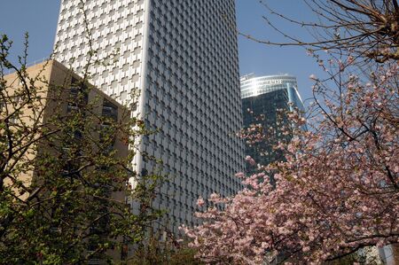 modern building in the district of La Defenseのeditorial素材