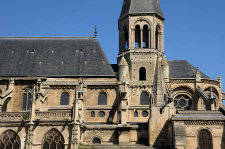 France, collegiate church of Poissy in Les Yvelinesの写真素材