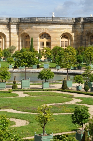 garden of the Versailles palace Orangeryのeditorial素材