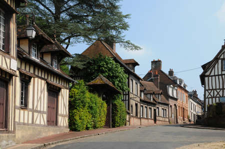 Normandie, the old village of  Lyons la Foretのeditorial素材
