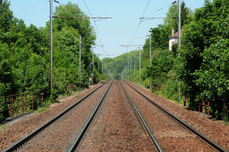 Ile de France, the station of Mareil sur Mauldre
