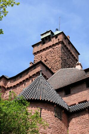 Bas Rhin, Haut Koenigsbourg castle in Alsaceのeditorial素材