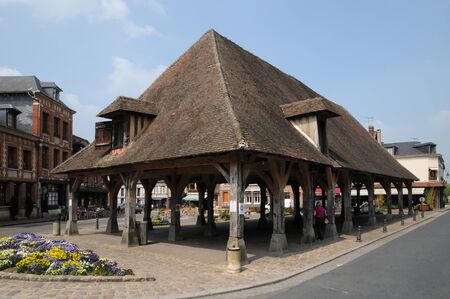 France, the old village of  Lyons la Foretのeditorial素材