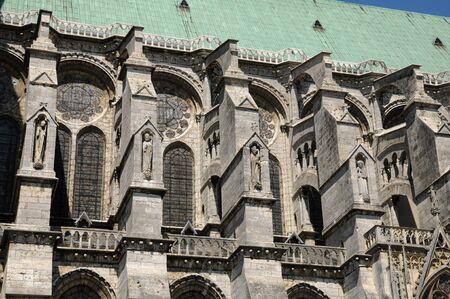 Centre, the cathedral of Chartres in Eure et Loir 