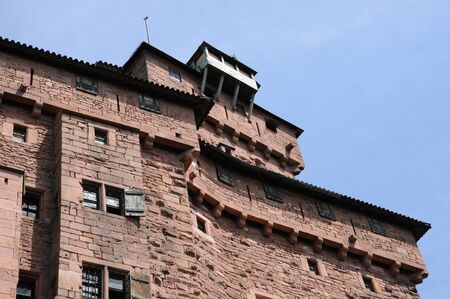 Bas Rhin, Haut Koenigsbourg castle in Alsaceのeditorial素材